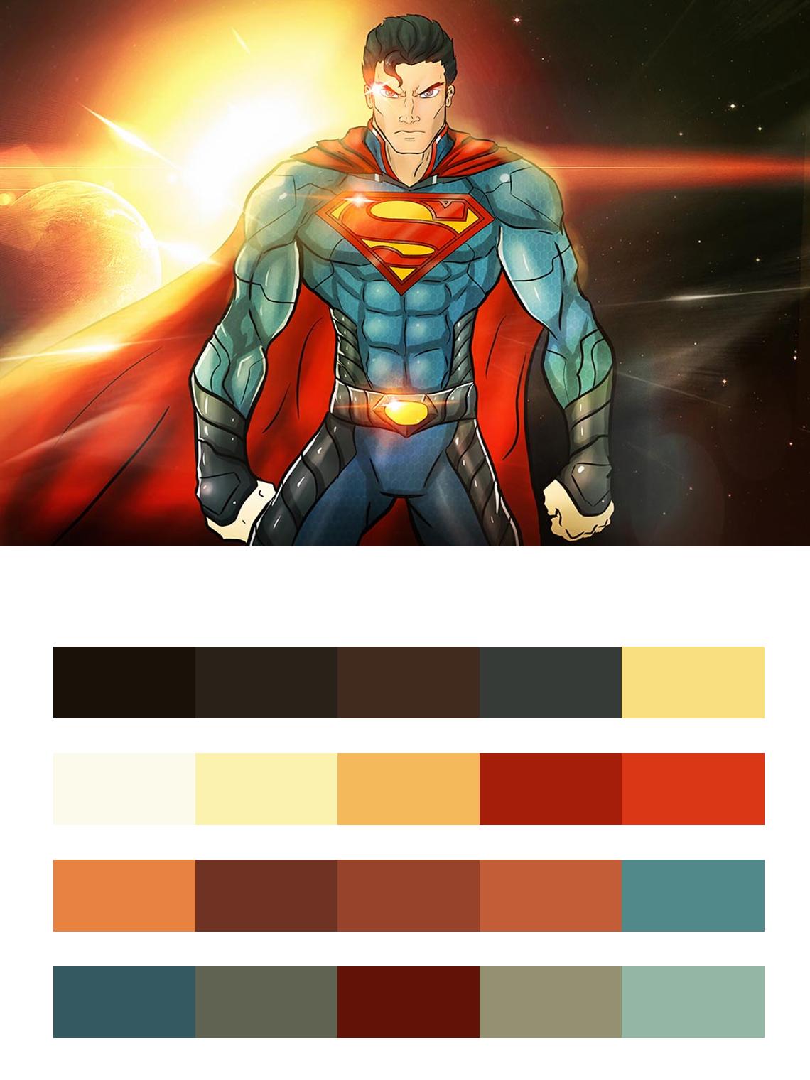 Супермен цвета